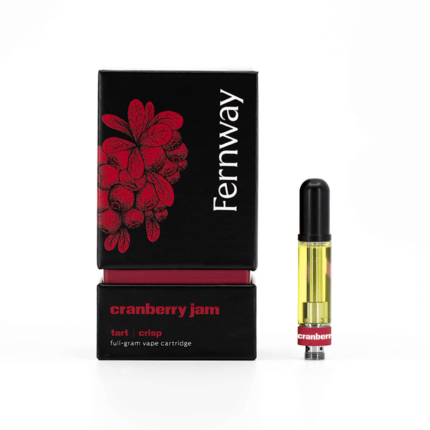 Buy Fernway Cranberry Jam Vape Cartridge – Tart, Sweet & Refreshing